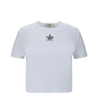 MAYFEYR - Fendi - Cotton T-Shirt With Logo - FS8110ANQM