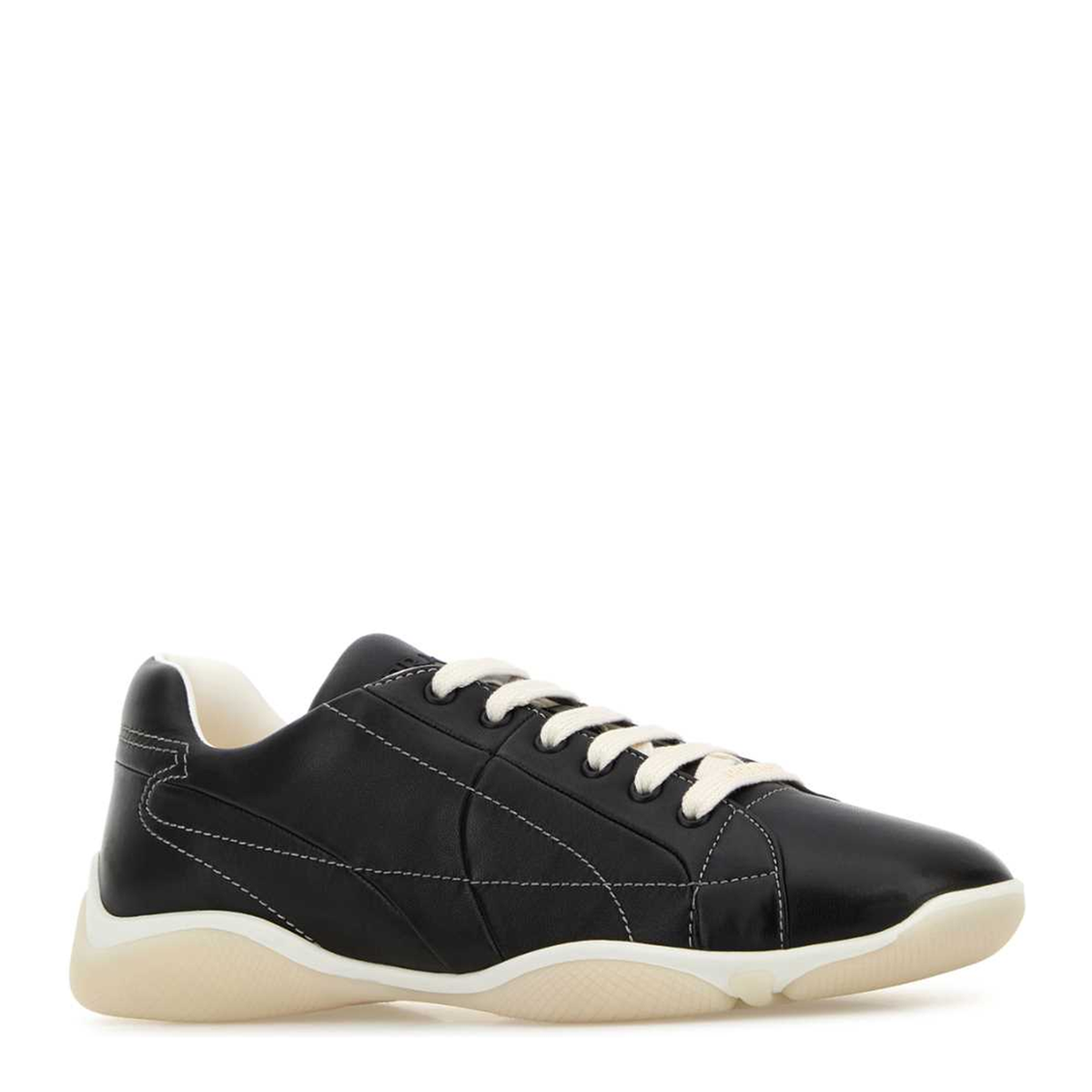 MAYFEYR - Prada - Black Nappa Leather Sneakers - 2EE429FG000038F0632