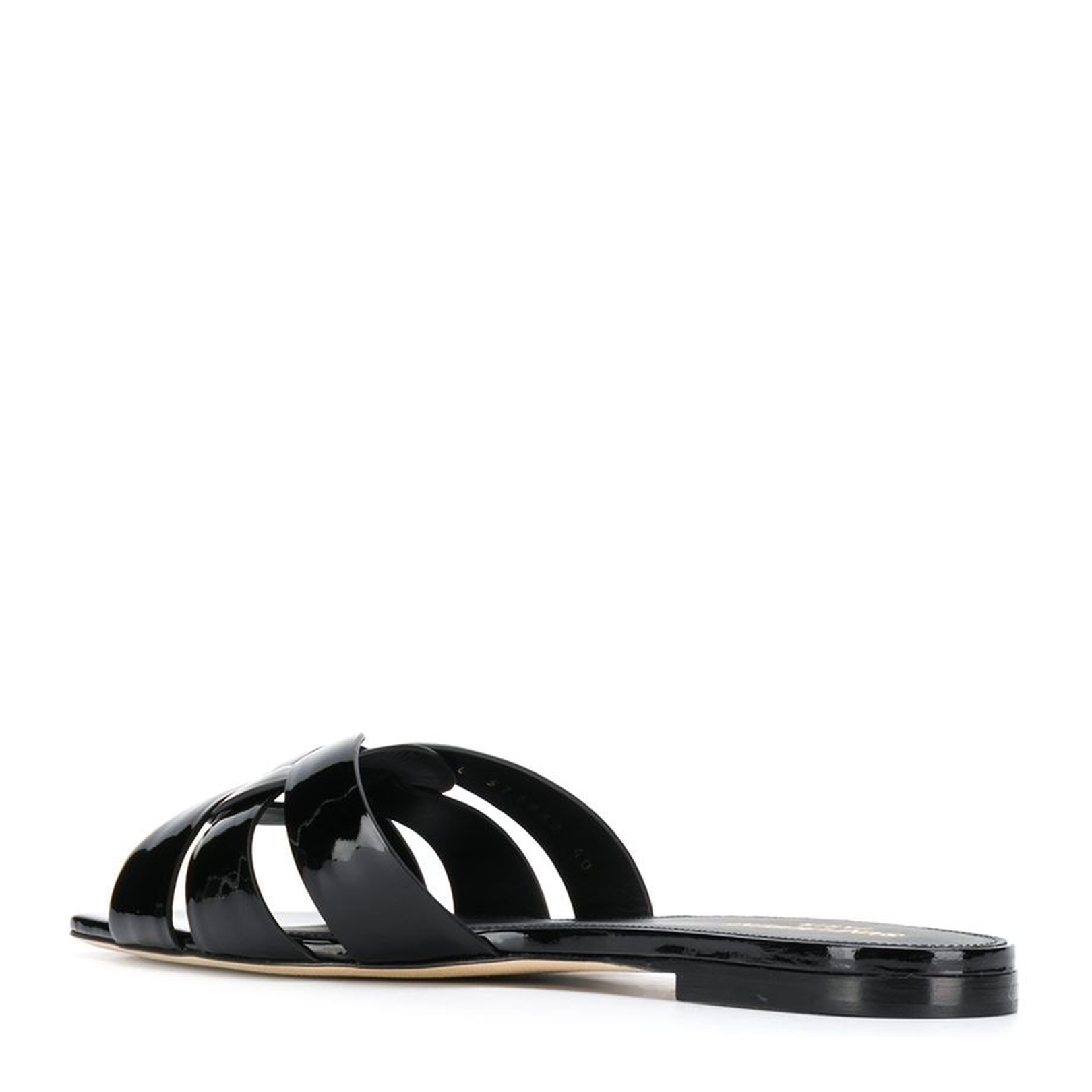 Tribute Mules in Patent Leather