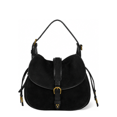 Sorelle Calfskin Shoulder Bag - Noir