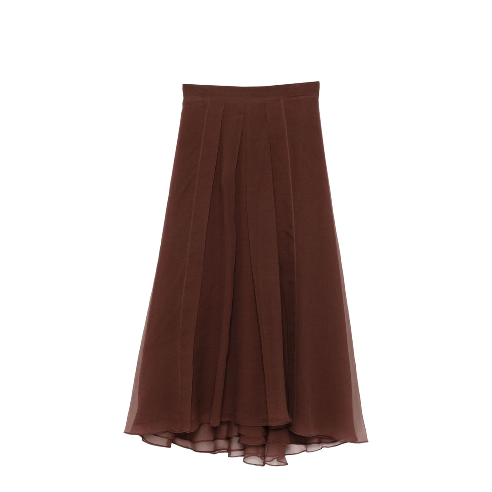Silk Long Skirt