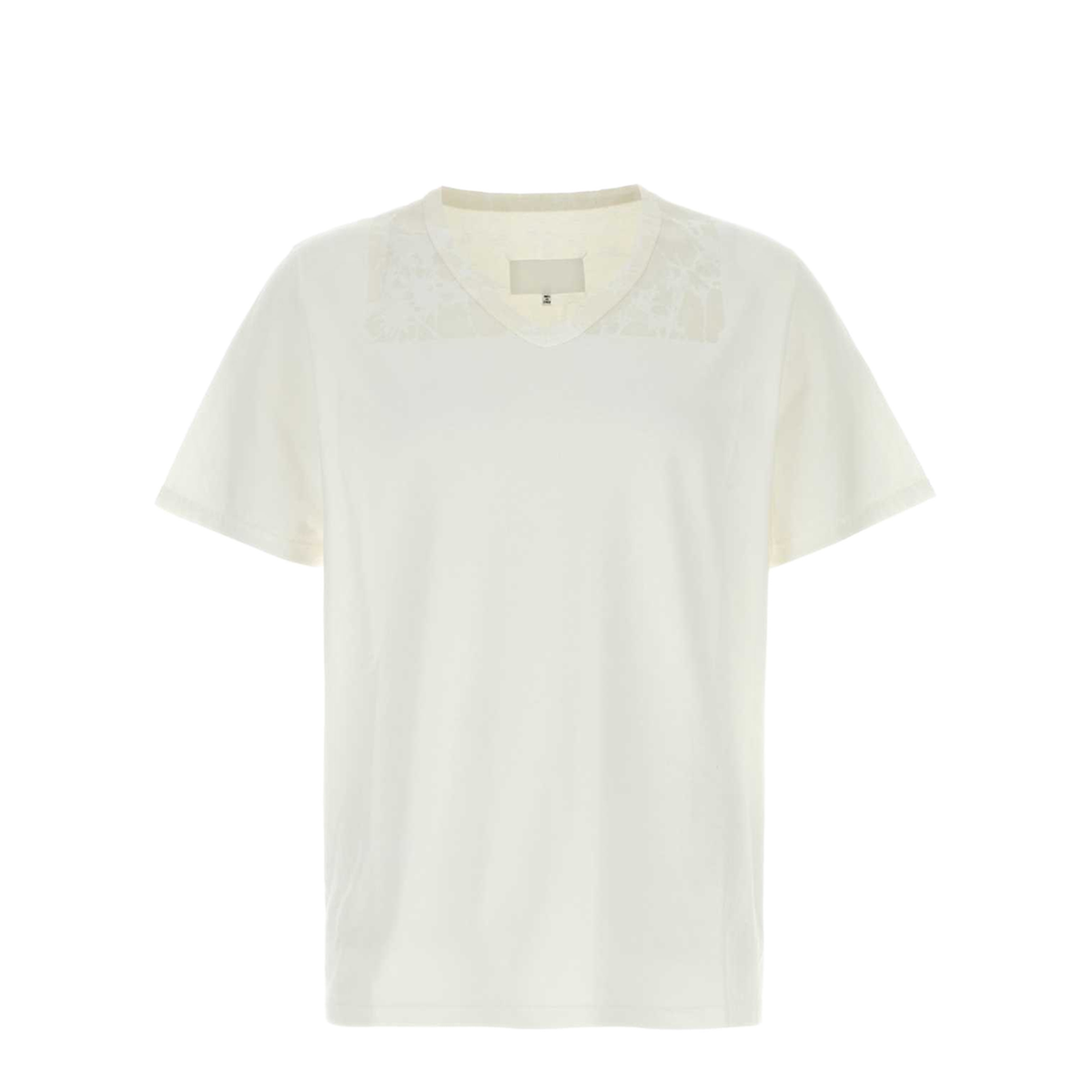 MAYFEYR - Maison Margiela - V Neck Wax T Shirt - S67GC0057S24575101