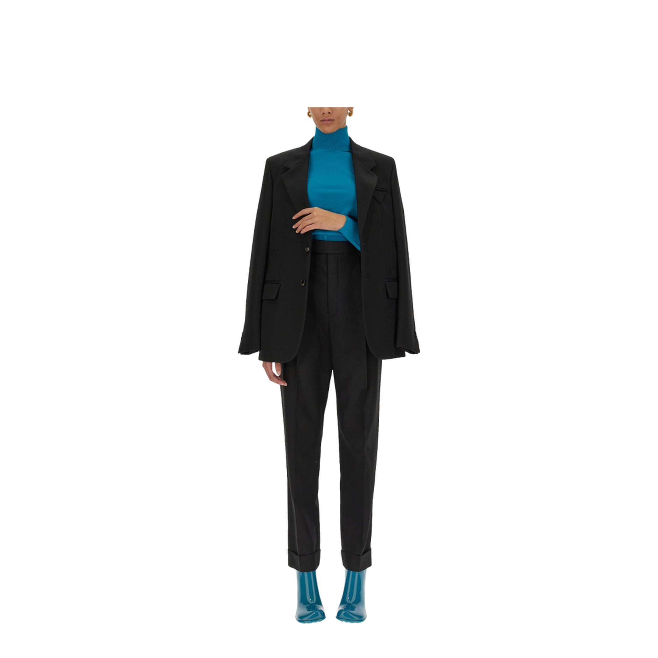 Single-Breasted Wool Jacket