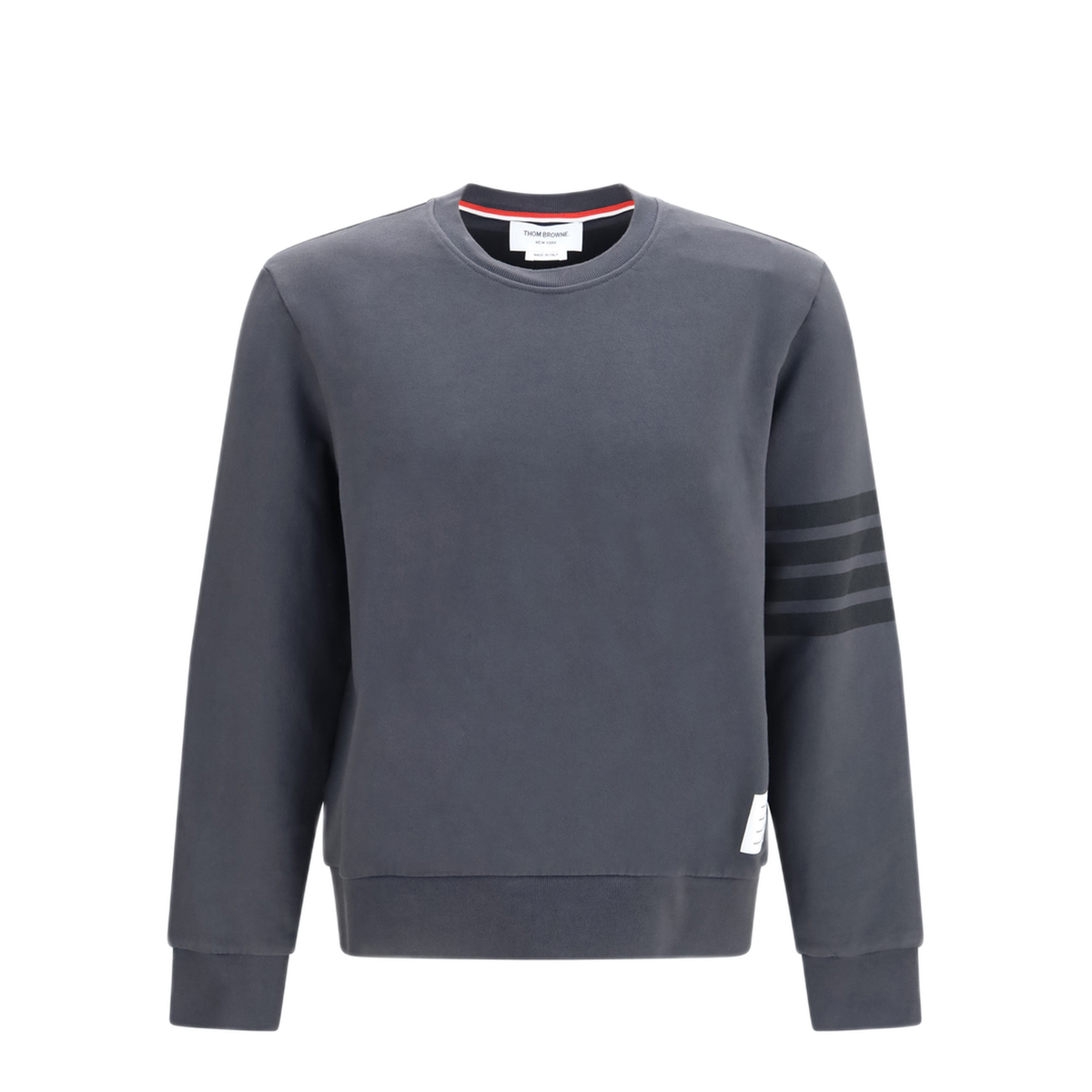 MAYFEYR - Thom Browne - 4 Bar Cotton Crewneck Sweatshirt - MJT589AJ0330015