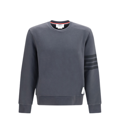 MAYFEYR - Thom Browne - 4 Bar Cotton Crewneck Sweatshirt - MJT589AJ0330015