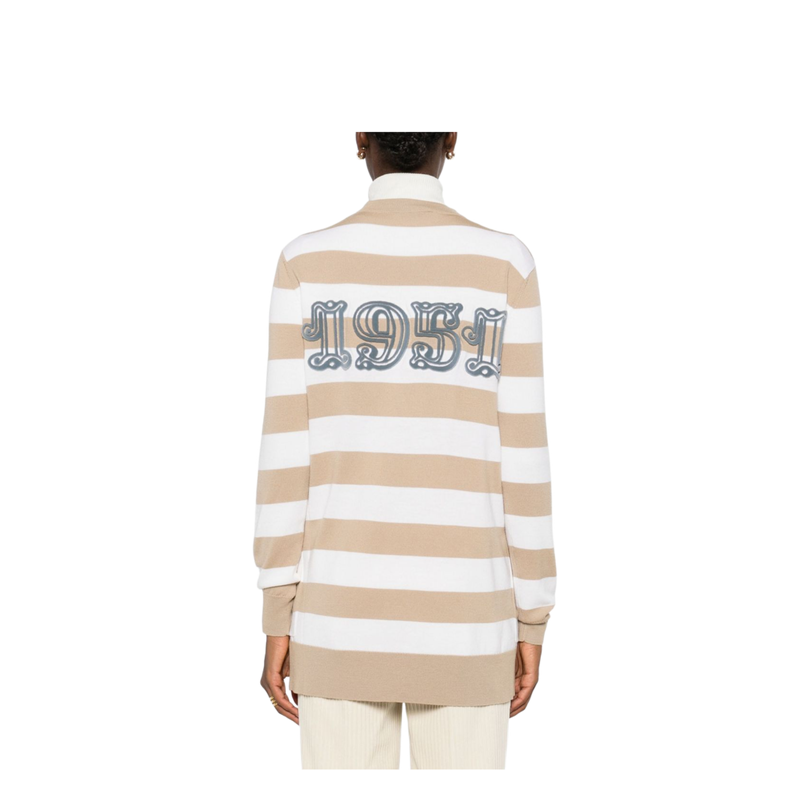 Virgin Wool Sand Cardigan