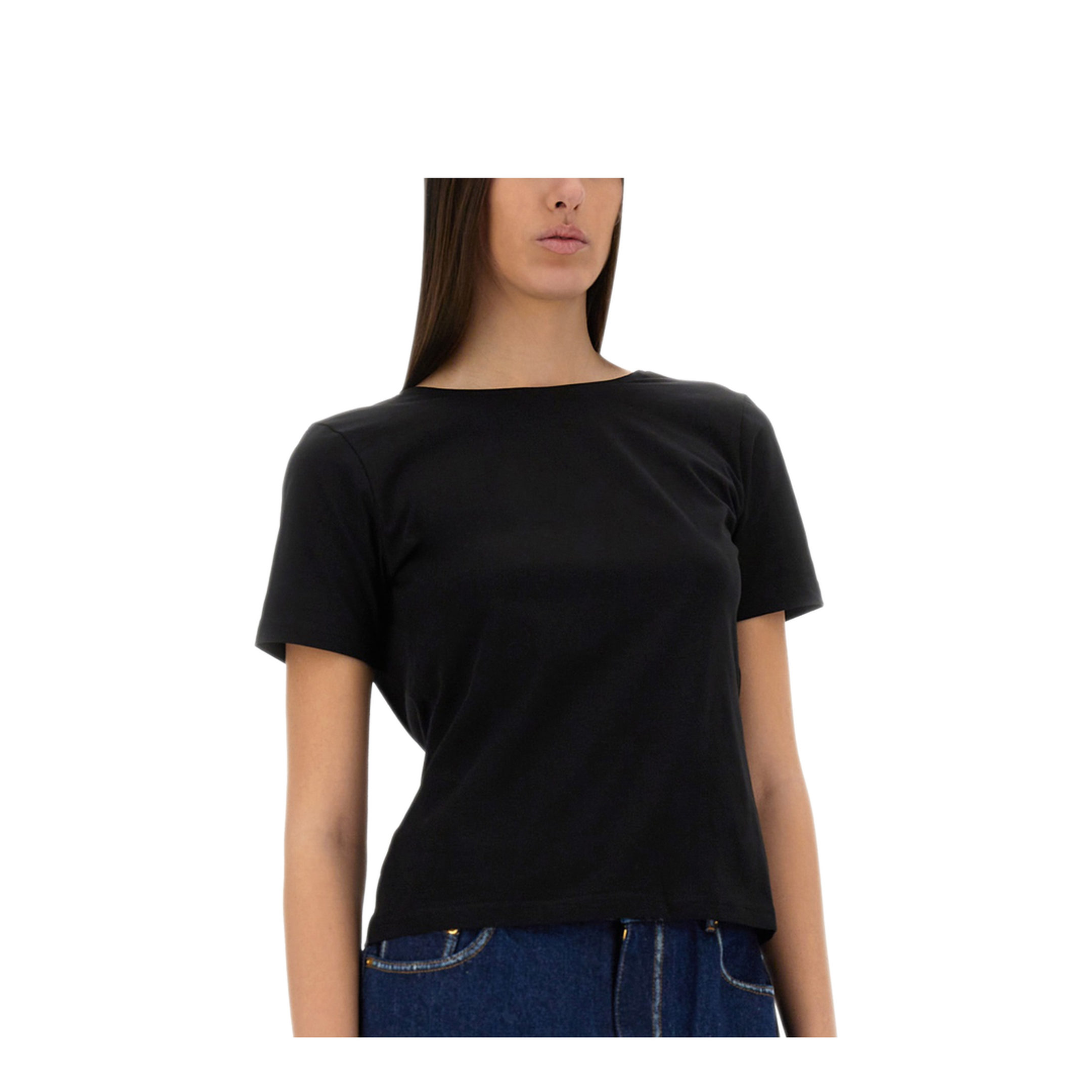 MAYFEYR - NINA RICCI - T Shirt With Back Neckline - 25PJTO029CO1094U9000