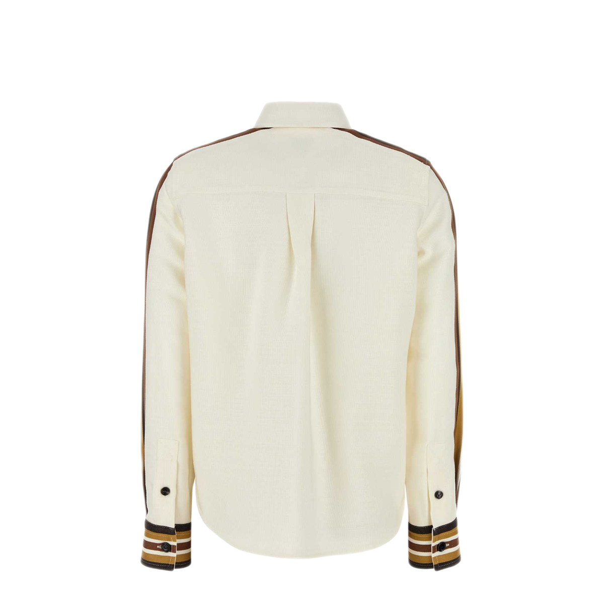 MAYFEYR - Bottega Veneta - Ivory Shirt Band Sleeves - 837826V5P001235
