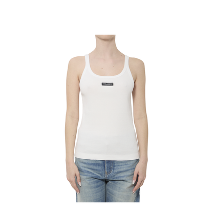 MAYFEYR - Dolce & Gabbana - Ribbed Tank Top - F8W45TFU7AVW0800
