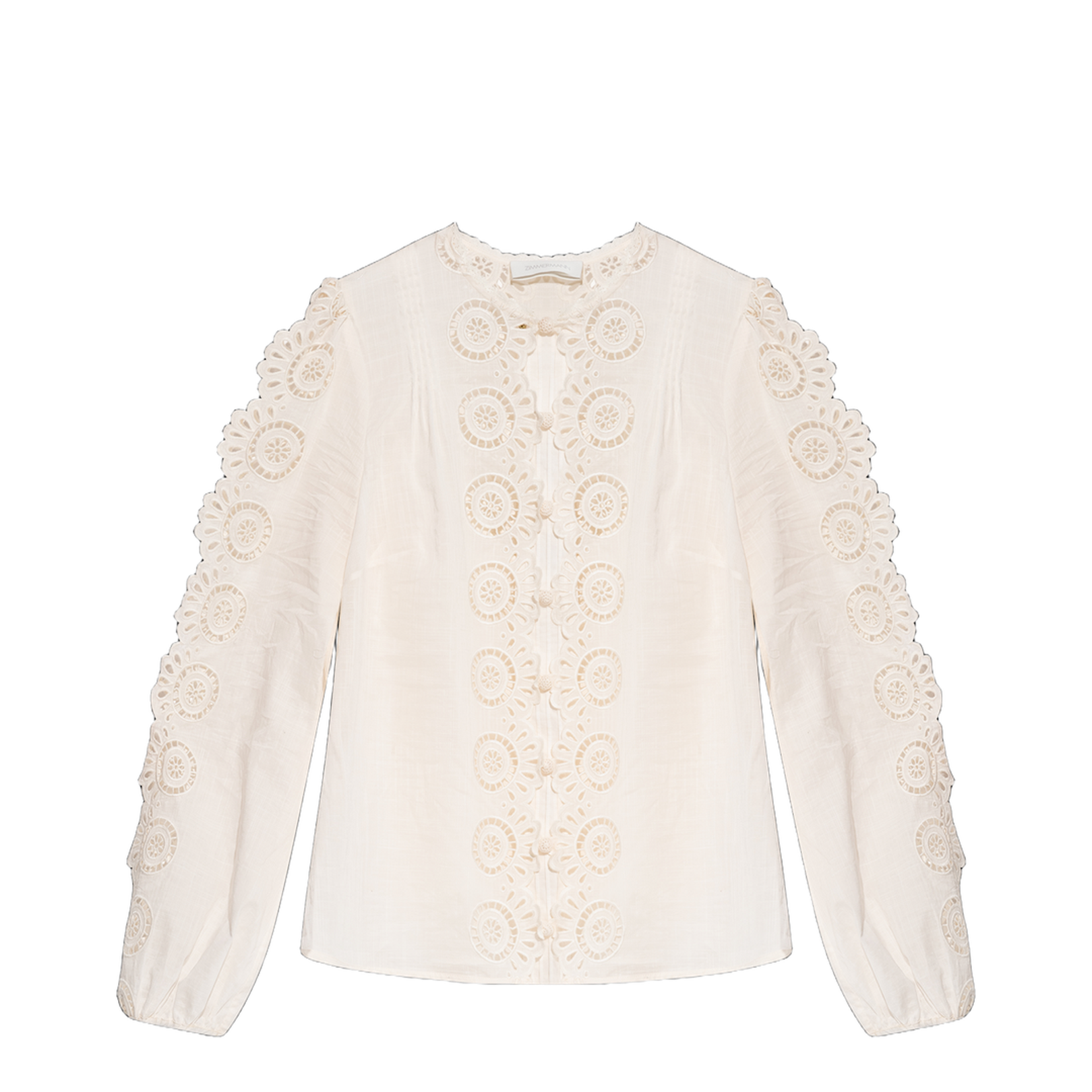 Shirt with decorative embroidery