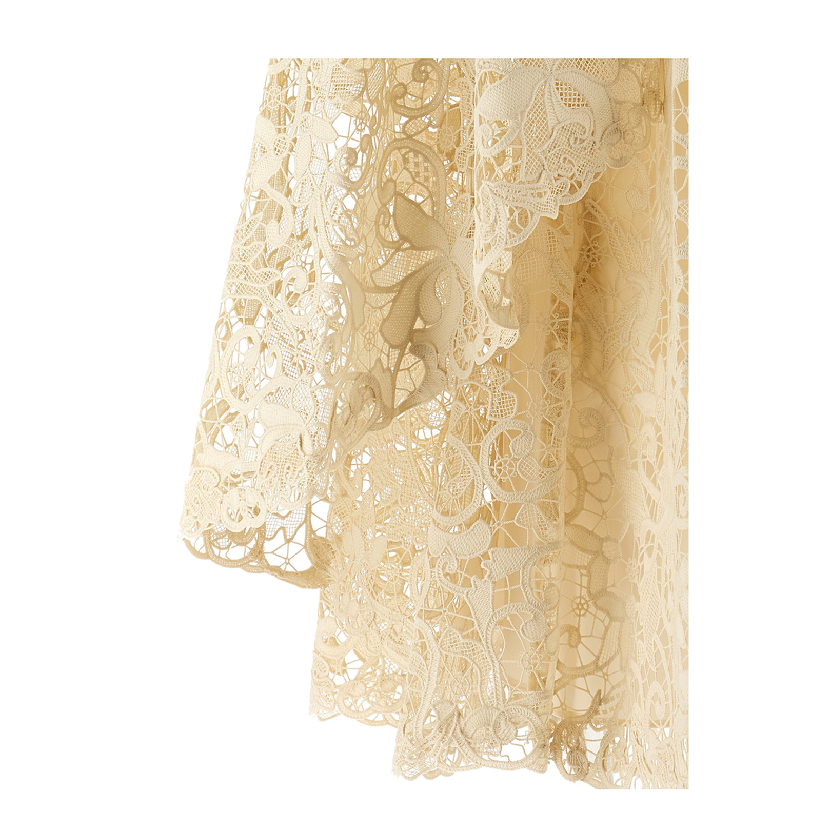 'Memento Bird Lace Mini' Dress