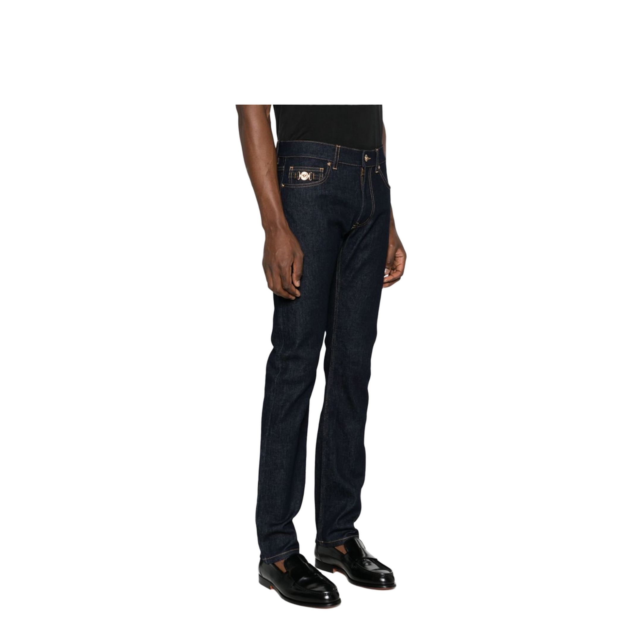 Tapered Leg Jeans