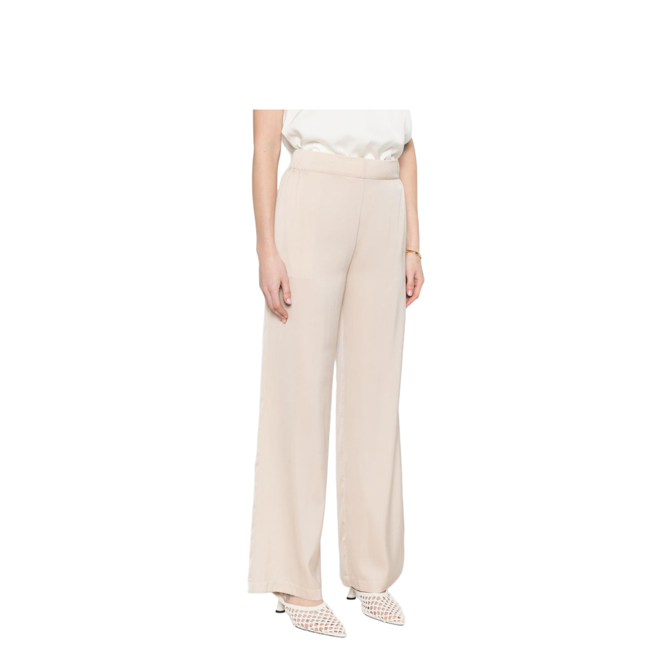 MAYFEYR - Silk95Five - Trousers Beige - 19050AMALFIN44