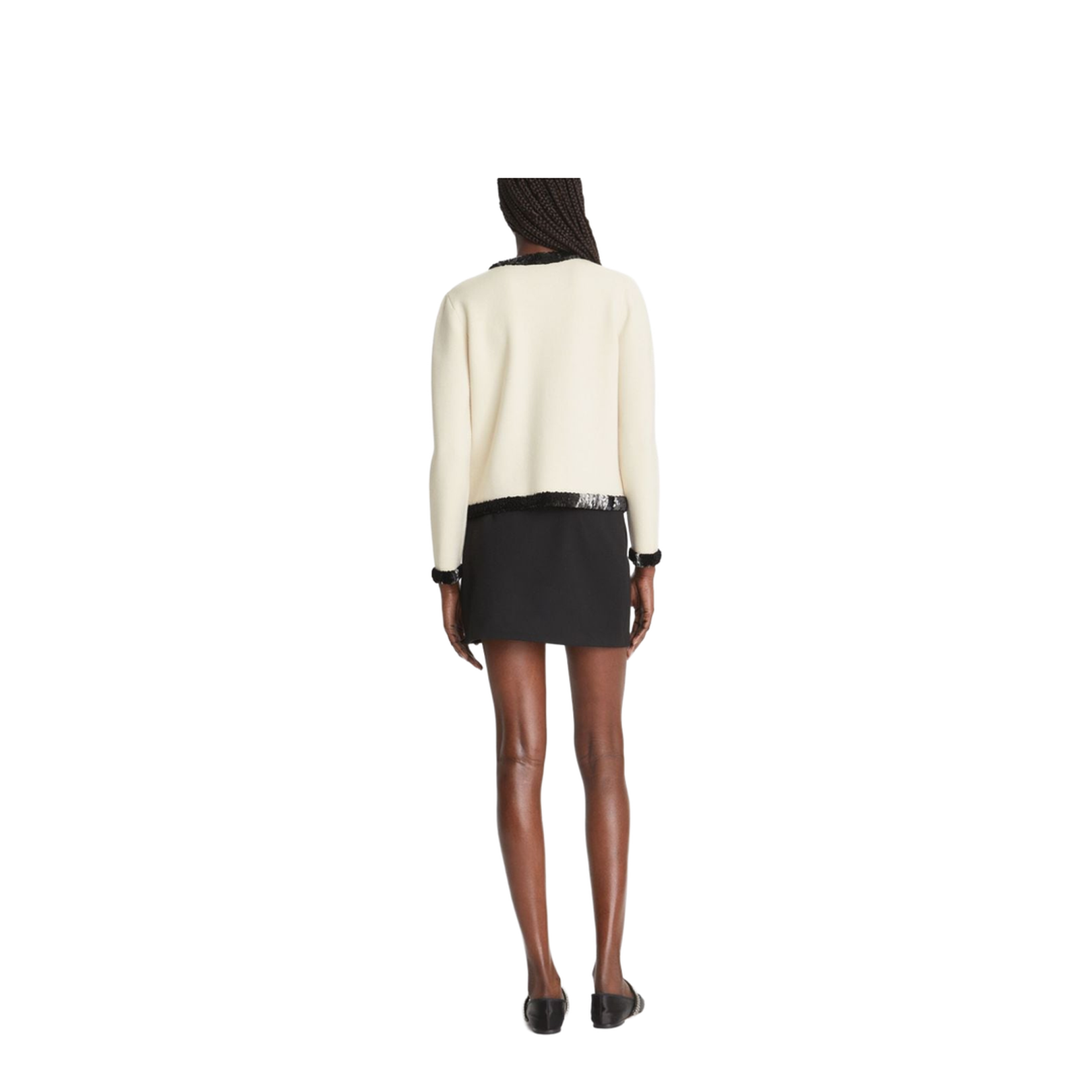 Kendra Sequined Wool Jacket
