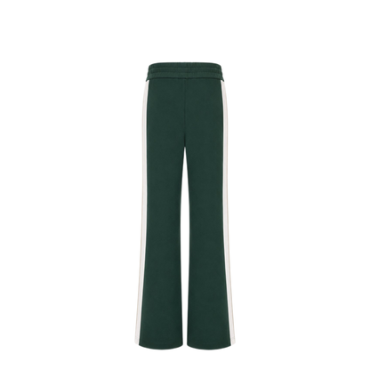 MAYFEYR - Palm Angels - Monogram Colorblock Sweatpant Dark Green - PWCH028F25FAB0015203