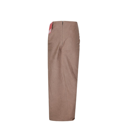 MAYFEYR - Diesel - Brown Cotton Marl Long Skirt - A2605109R5702