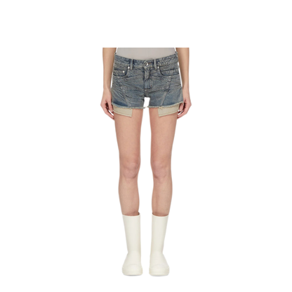 MAYFEYR - Rick Owens - Denim Shorts With Six Pockets - DS02F6300DMIET256