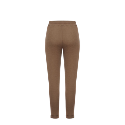 Cotton and Silk Interlock Joggers