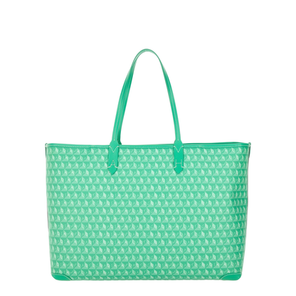 Tote Bag with I Am a Plastic Bag Pattern