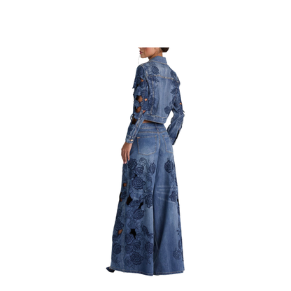 MAYFEYR - Alice + Olivia - Jeans Navy - CD606D06137E437
