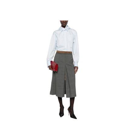 MAYFEYR - Prada - Poplin Shirt With Knot Detail - P470JRSOOO1XV2F0M10