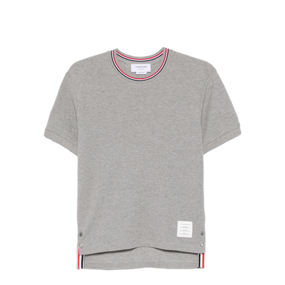 Cotton Waffle Rib Cuff Tee