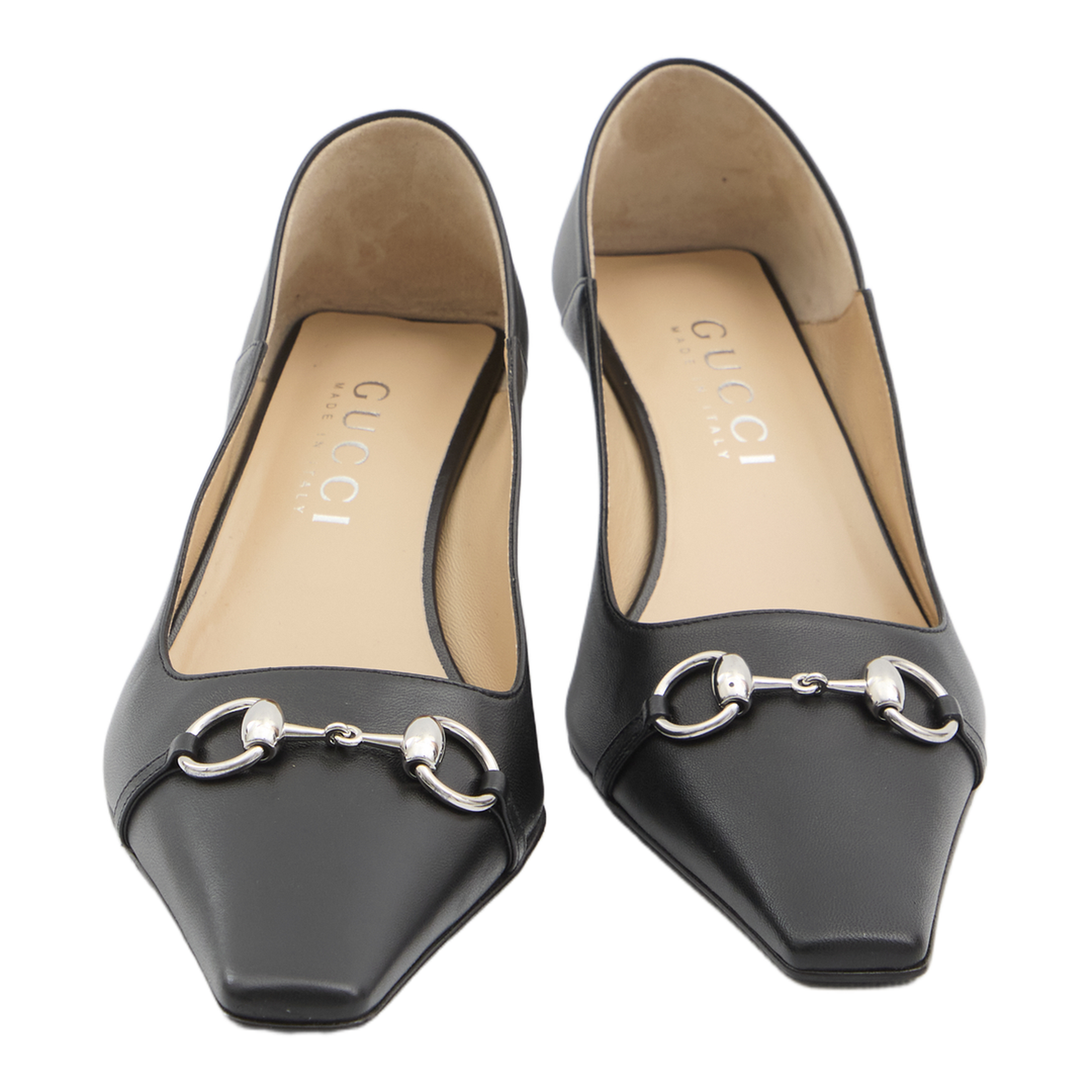 Vittoria Pump in Black Leather
