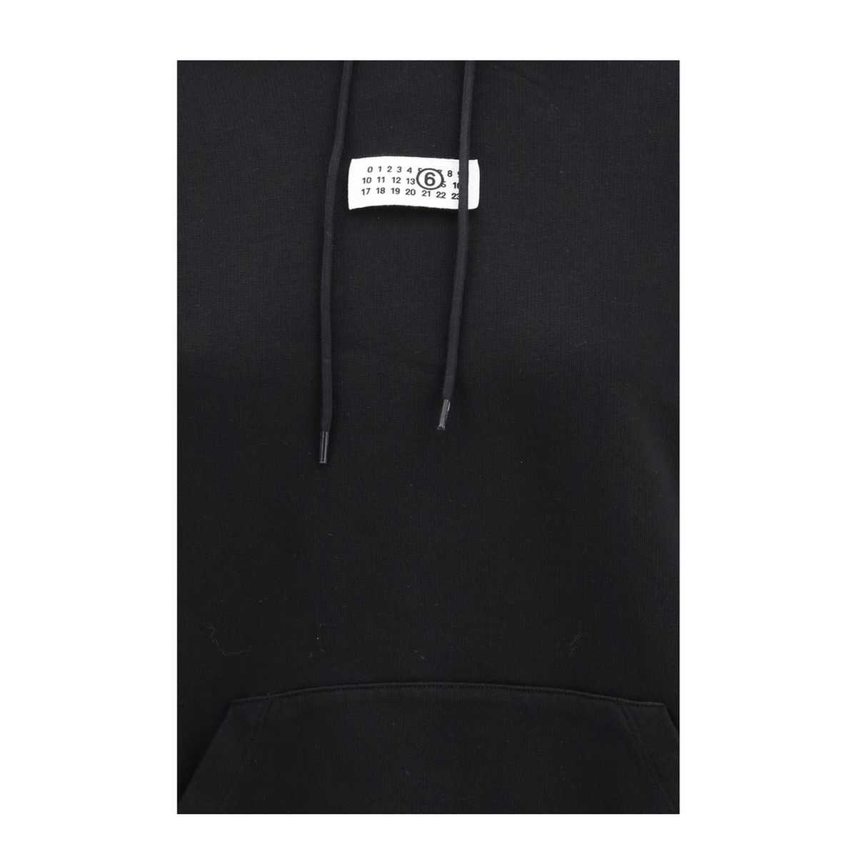 Black Cotton Hoodie