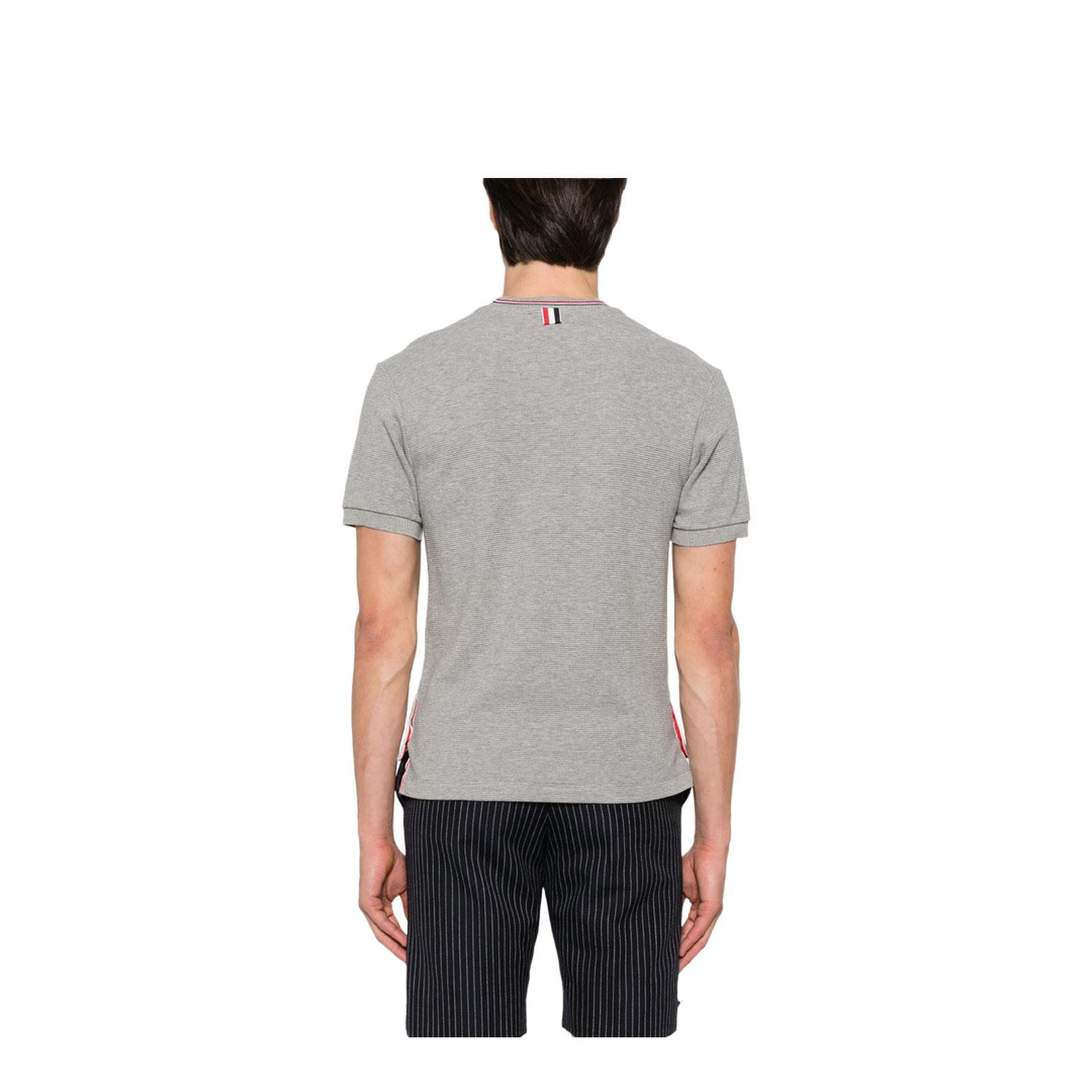 Cotton Waffle Rib Cuff Tee