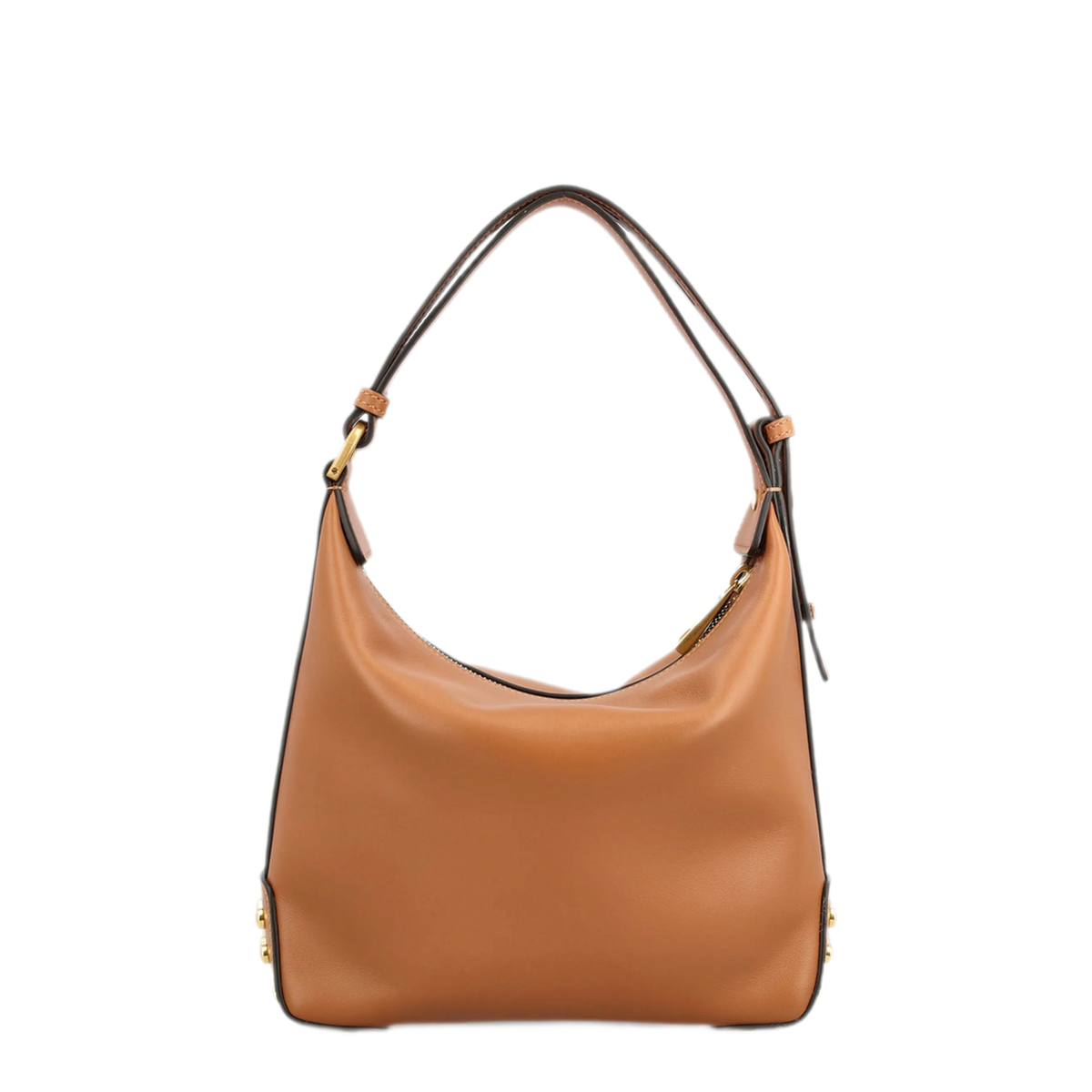 Calfskin Shoulder Bag - Brown