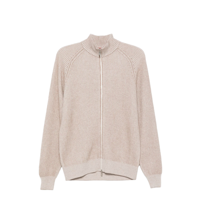 Cashmere Zipped Cardigan