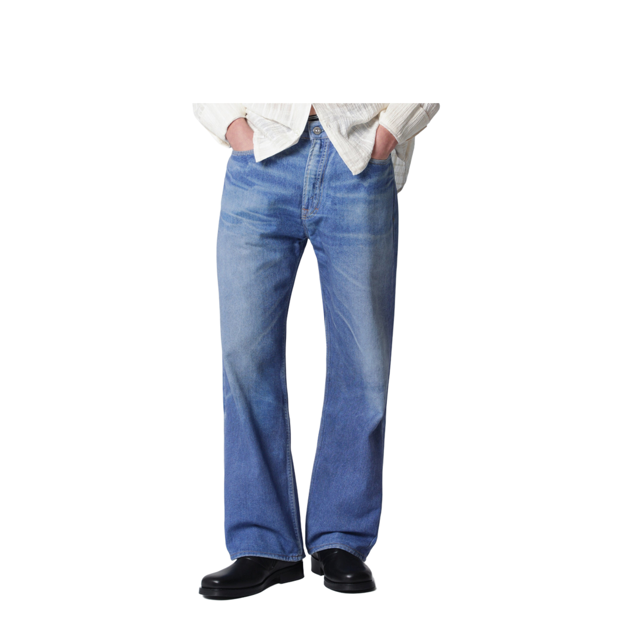 Our Legacy Jeans Third Cut in Digital Blue Aurora Print – MAYFEYR