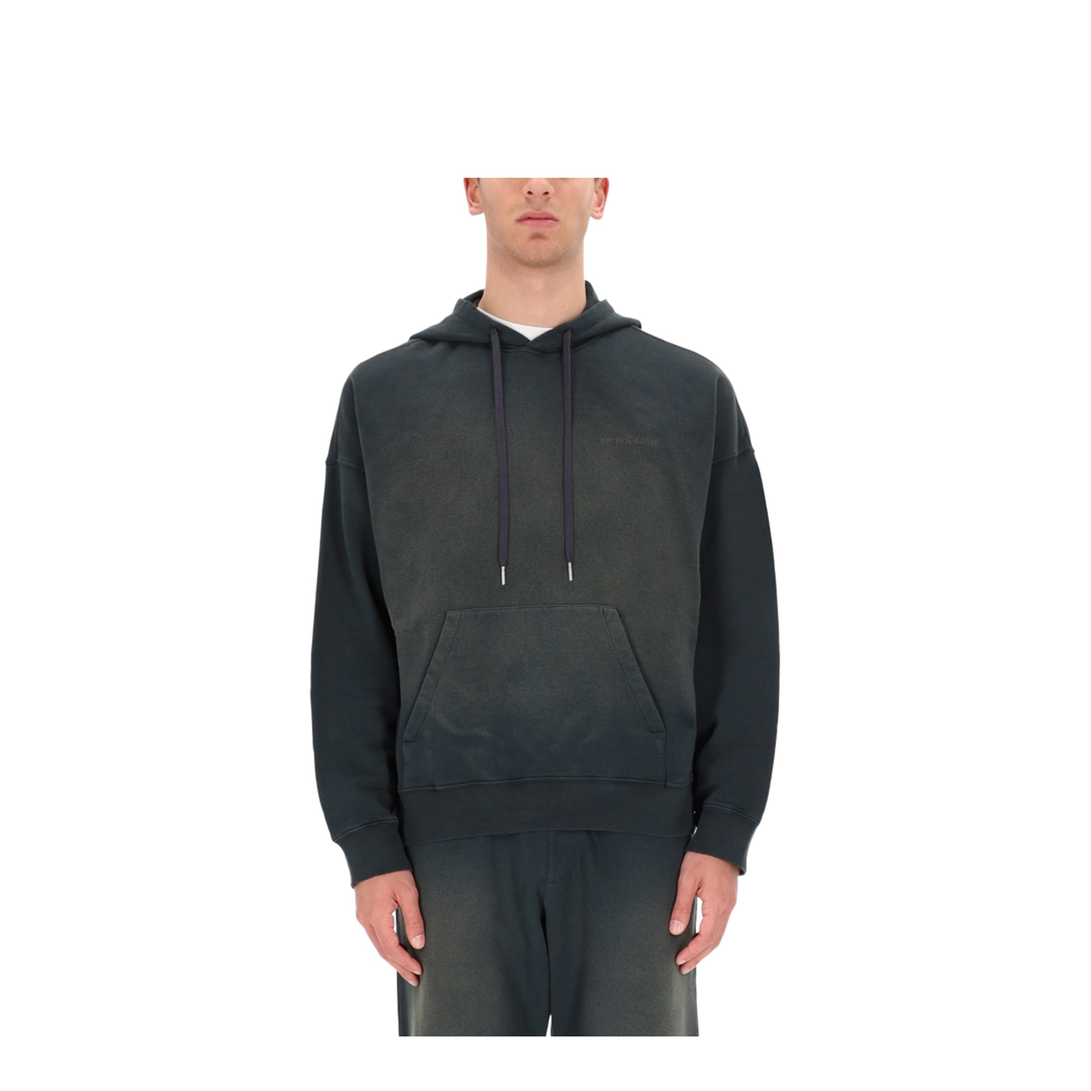 Sweatshirt with Bleached Effect