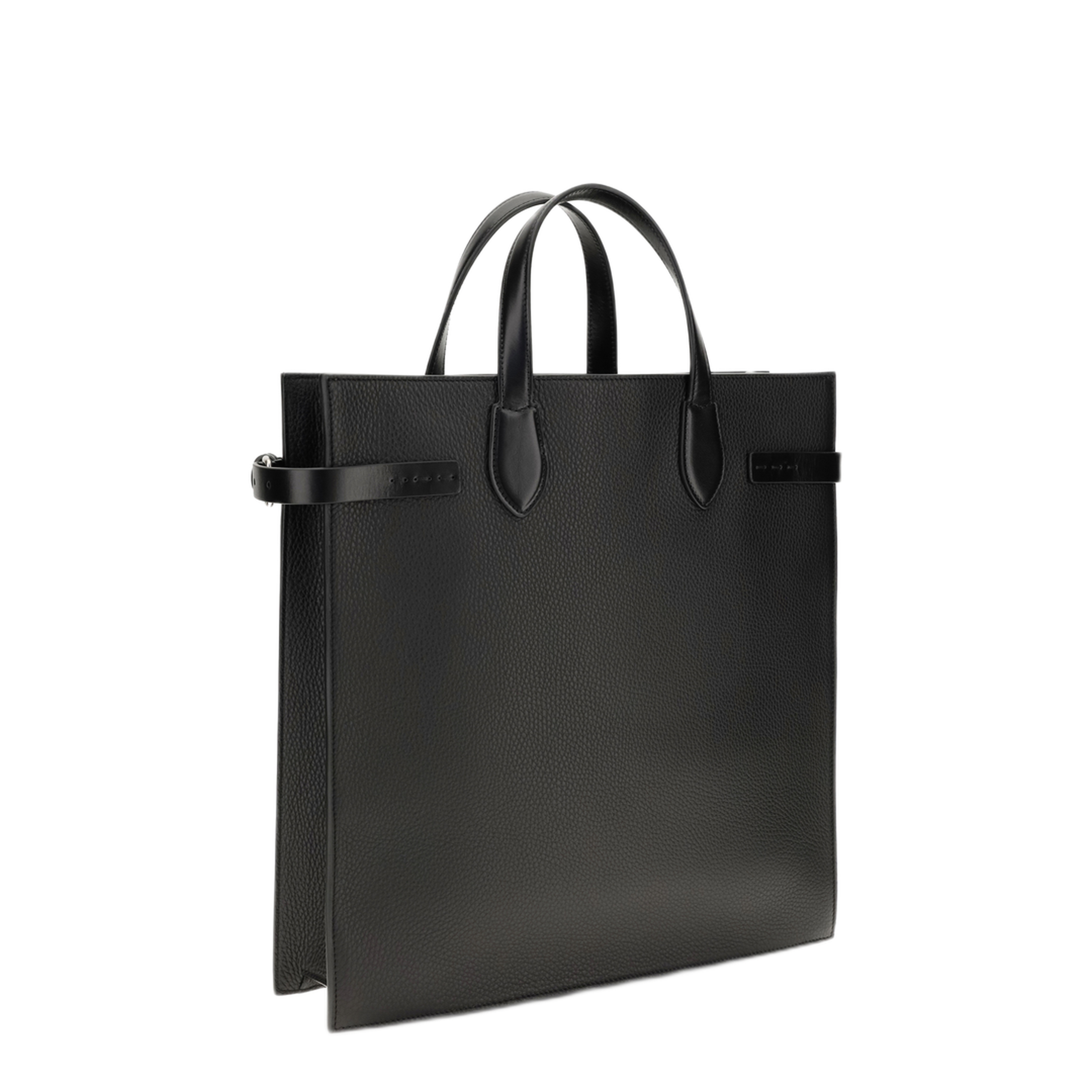 MAYFEYR - Valentino - Medium Antibes Grained Leather Shopping Bag - 9Y2B0T61GYM0NO