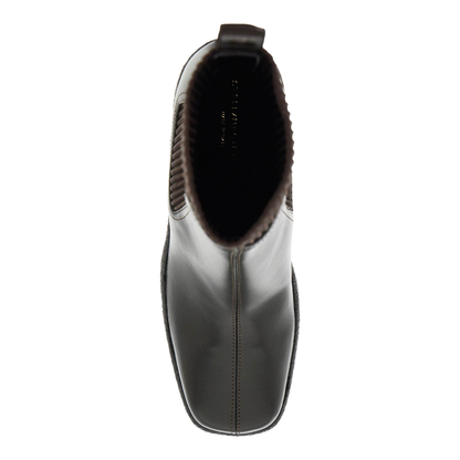 Skyla Sock Ankle Boots with Heel