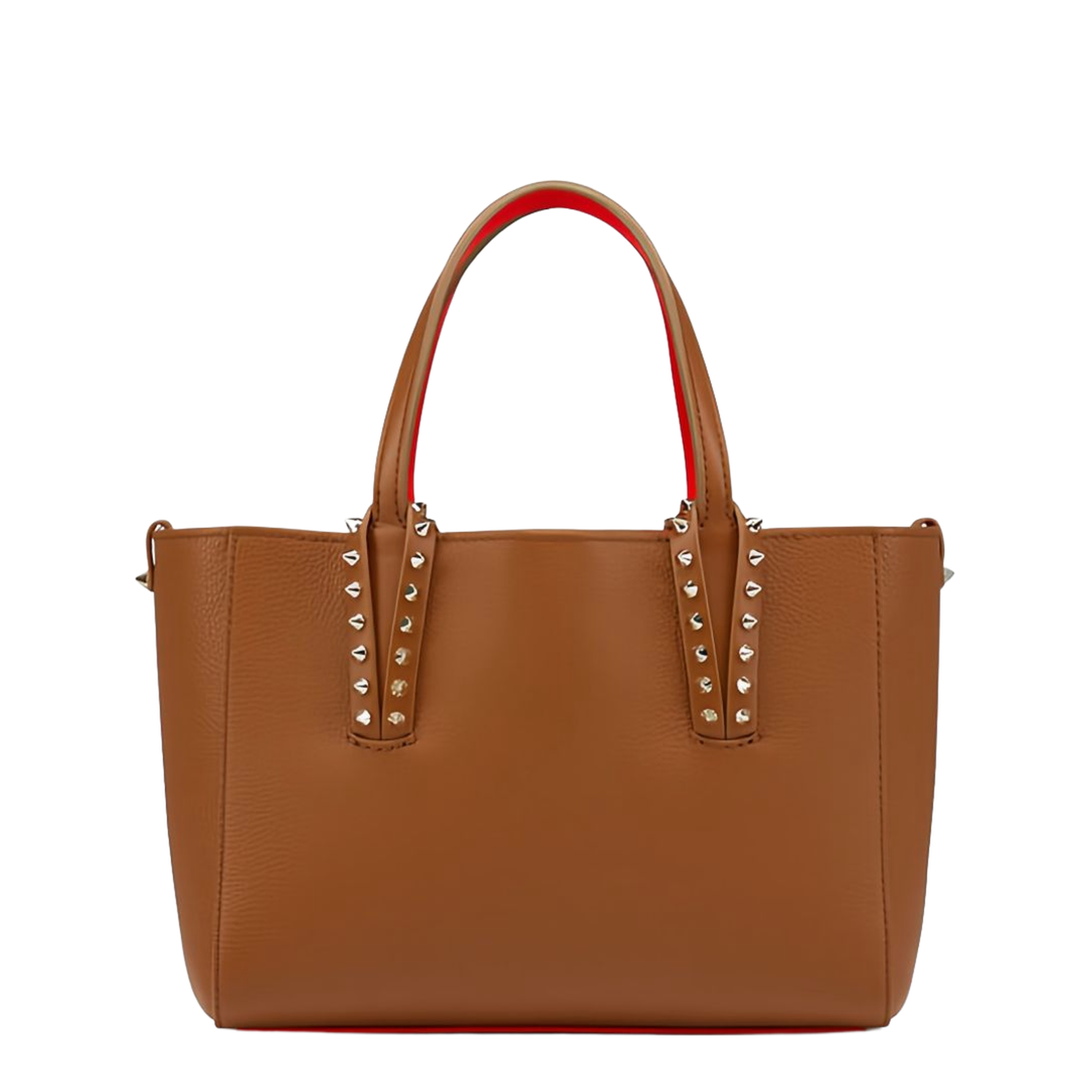 Grained Calf Leather Tote Bag - Cuoio