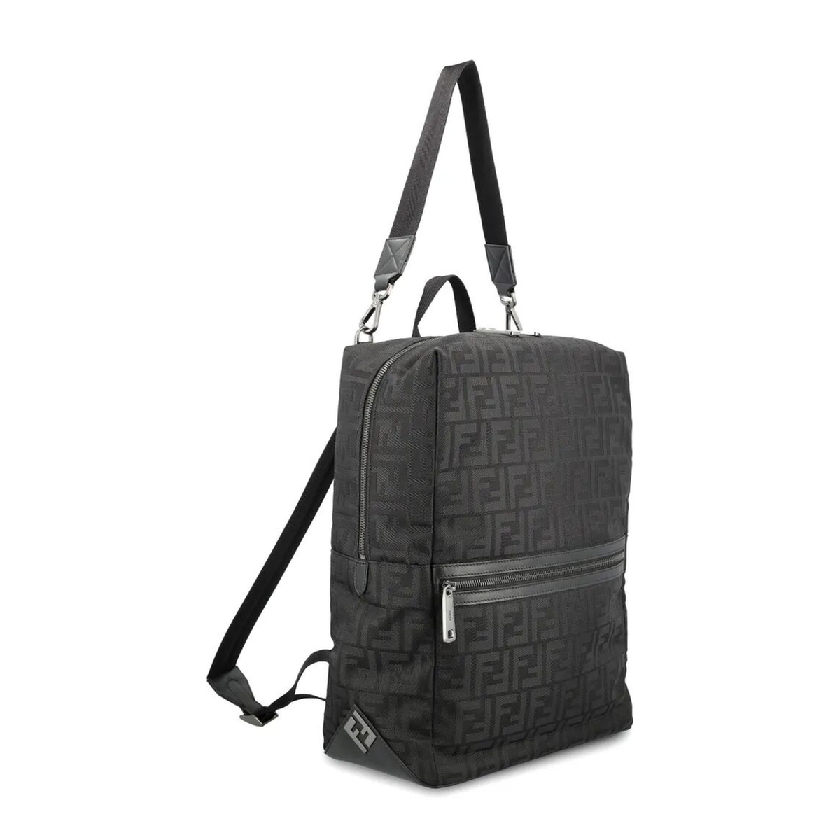 Lui Medium Nylon Backpack - Black