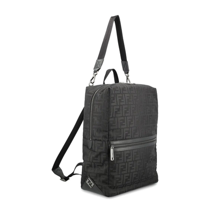 Lui Medium Nylon Backpack - Black