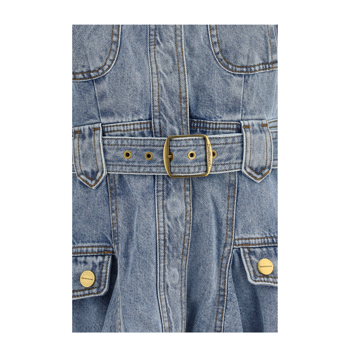 MAYFEYR - Zimmermann - Utility Denim Mini Dress - 1480DC27RSFM