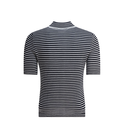 MAYFEYR - Rakkì - Broadway Polo Shirt With Buttons - BROADWAYBLUNOTTEBIANCO