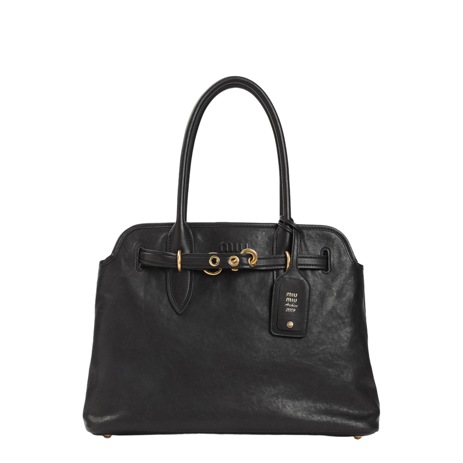 Black Leather Shoulder Bag