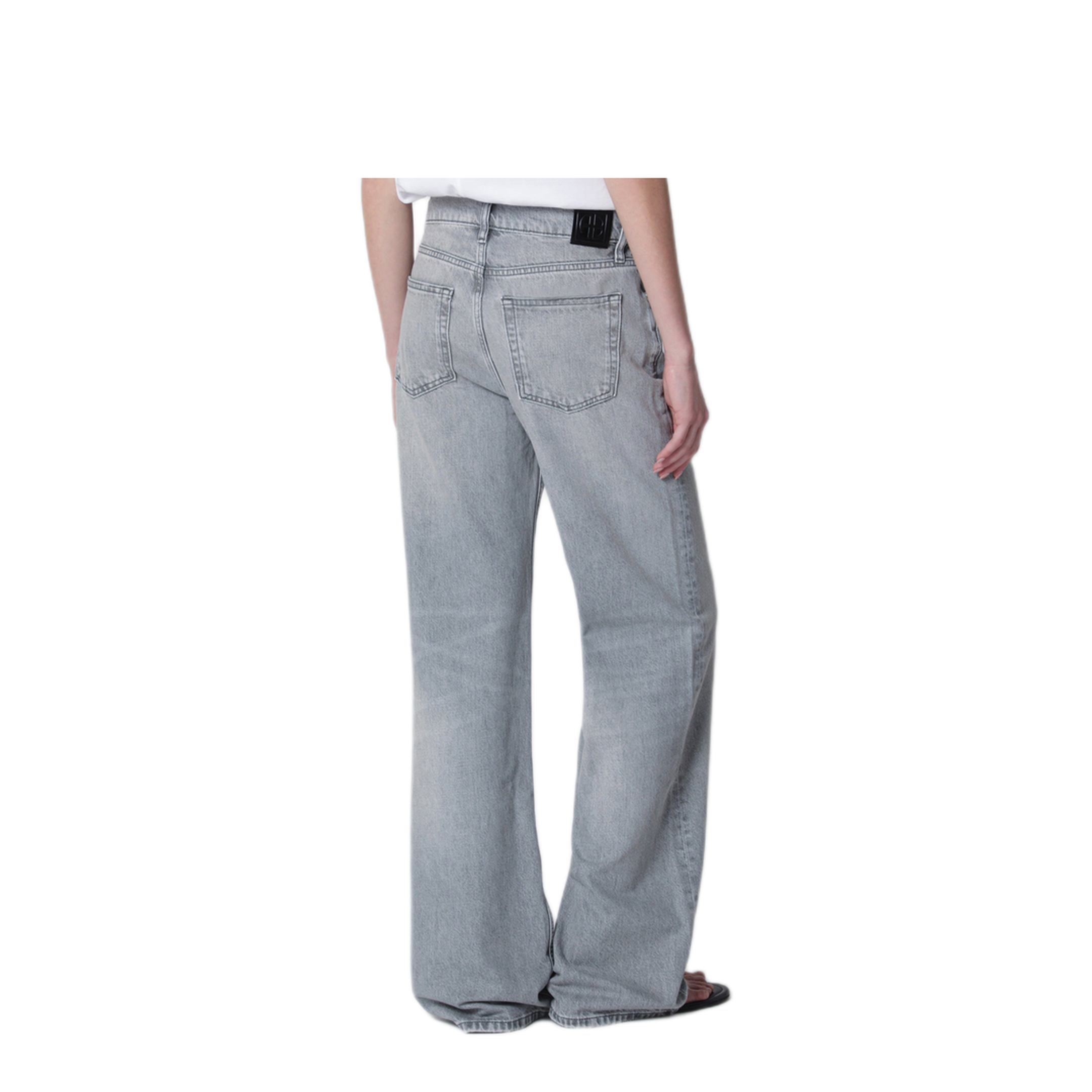 MAYFEYR - Anine Bing - Jeans Hugh High Rise Light Grey Denim - A-06-12023COGRY35
