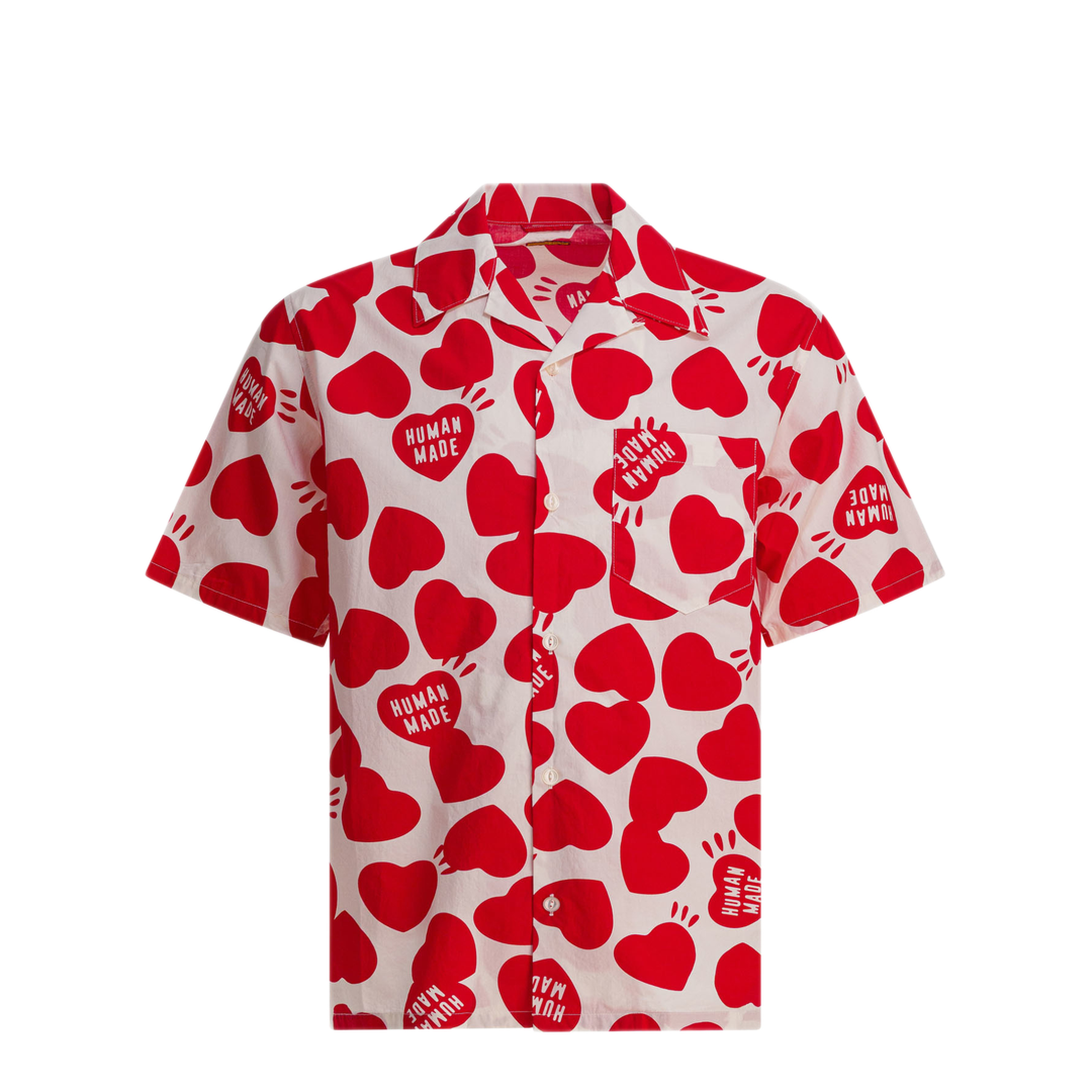 MAYFEYR - Human Made - Heart Vacation Shirt - HM29SH026WHITE