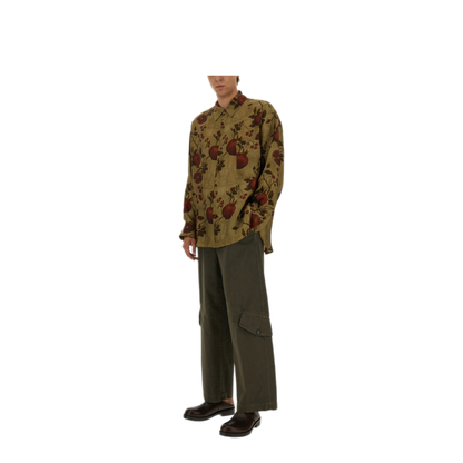 MAYFEYR - Uma Wang - Pomegranate Print Shirt - UM1502UW274