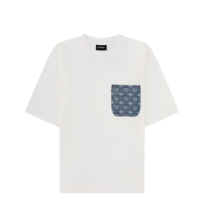 MAYFEYR - Dsquared2 - T-Shirt With Logo Pocket - S74GD1554D20106100