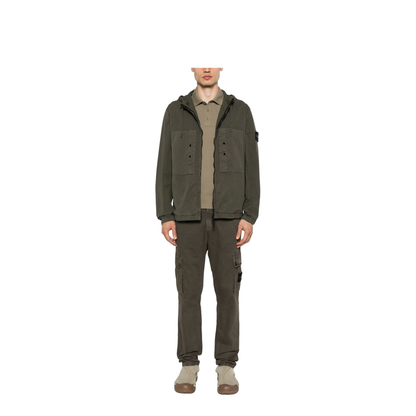 Supima Cotton Twill Stretch-TC Hooded Jacket