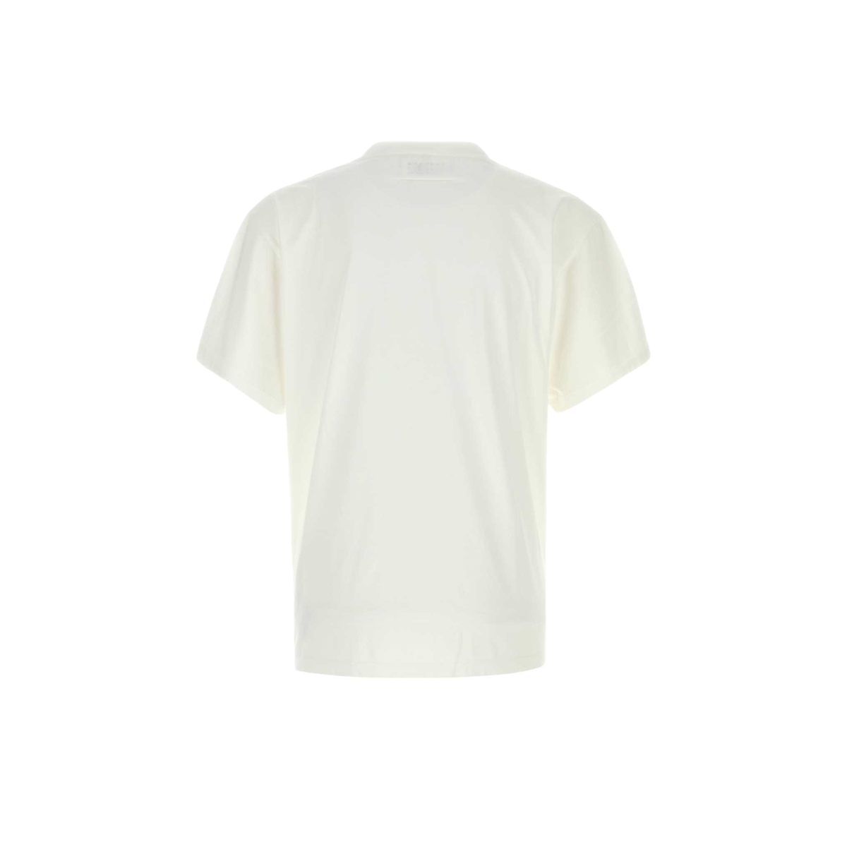 White T-Shirt With Spray Print