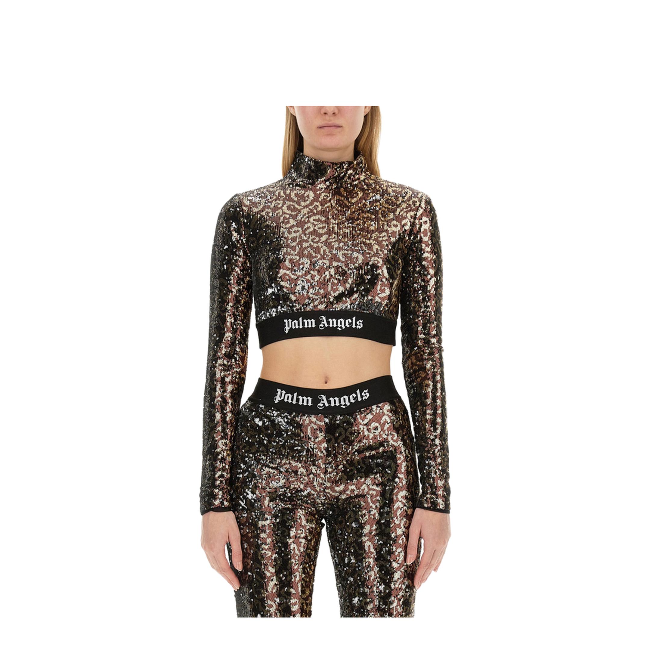 MAYFEYR - Palm Angels - Sequined Top - PWAB038F23FAB0016010