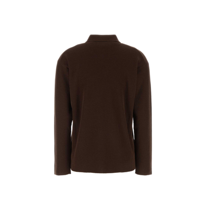 MAYFEYR - Miu Miu - Chocolate Wool Polo Shirt - MML05USOOO1903F0324