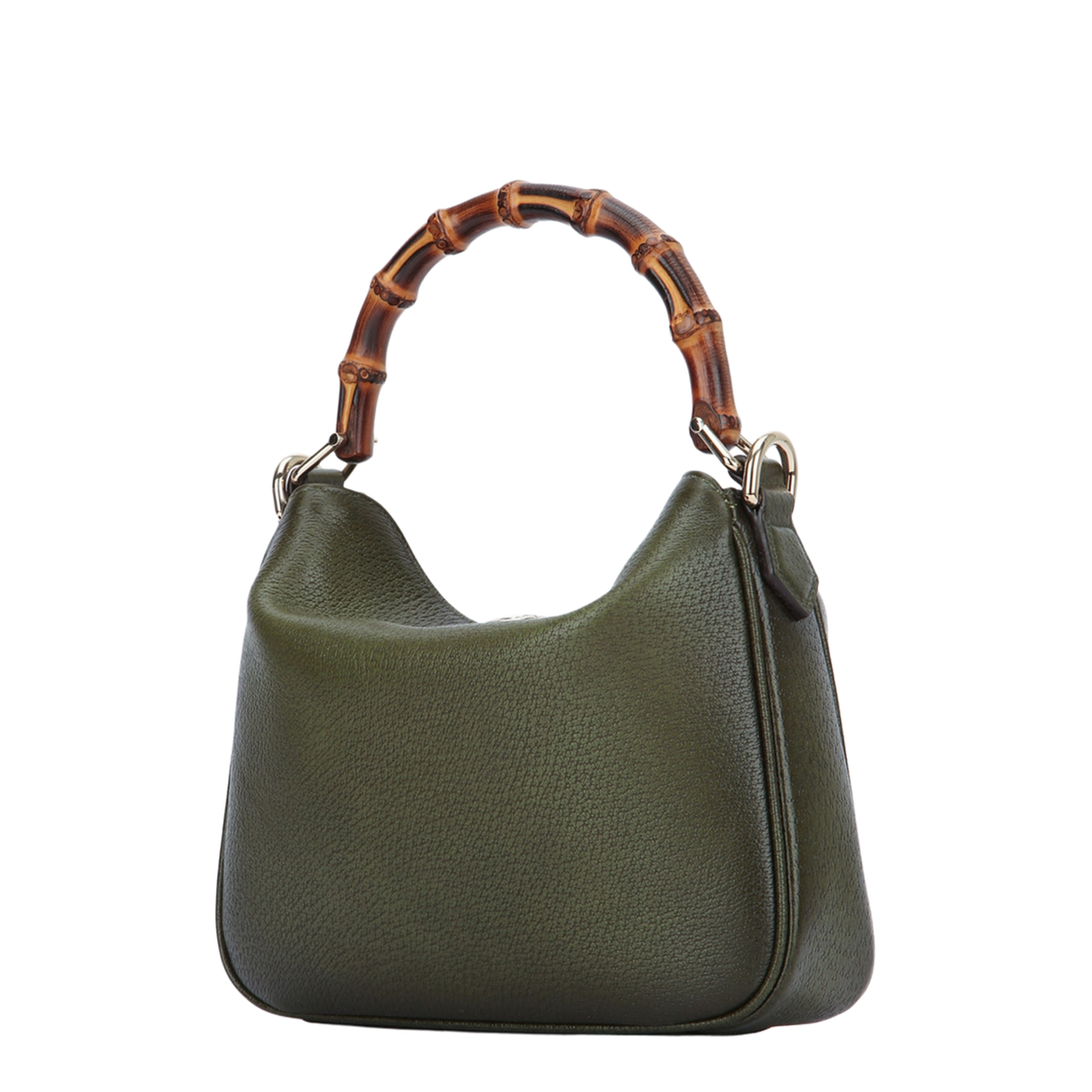Diana Small Shoulder Bag in Gradient Green Leather